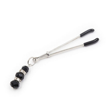 OHMAMA FETISH - NIPPLE Clamps WITH CRYSTAL STONES - Kink&Play