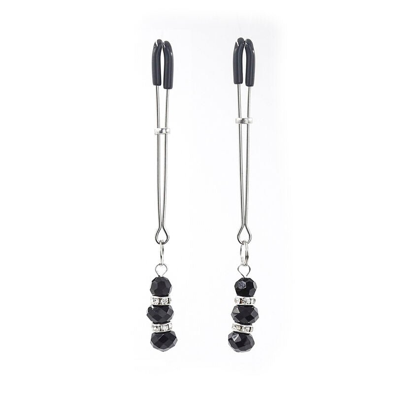 OHMAMA FETISH - NIPPLE Clamps WITH CRYSTAL STONES - Kink&Play