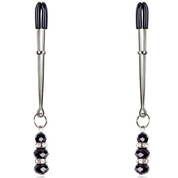 OHMAMA FETISH - NIPPLE Clamps WITH CRYSTAL STONES - Kink&Play