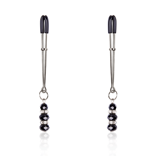 OHMAMA FETISH - NIPPLE Clamps WITH CRYSTAL STONES - Kink&Play