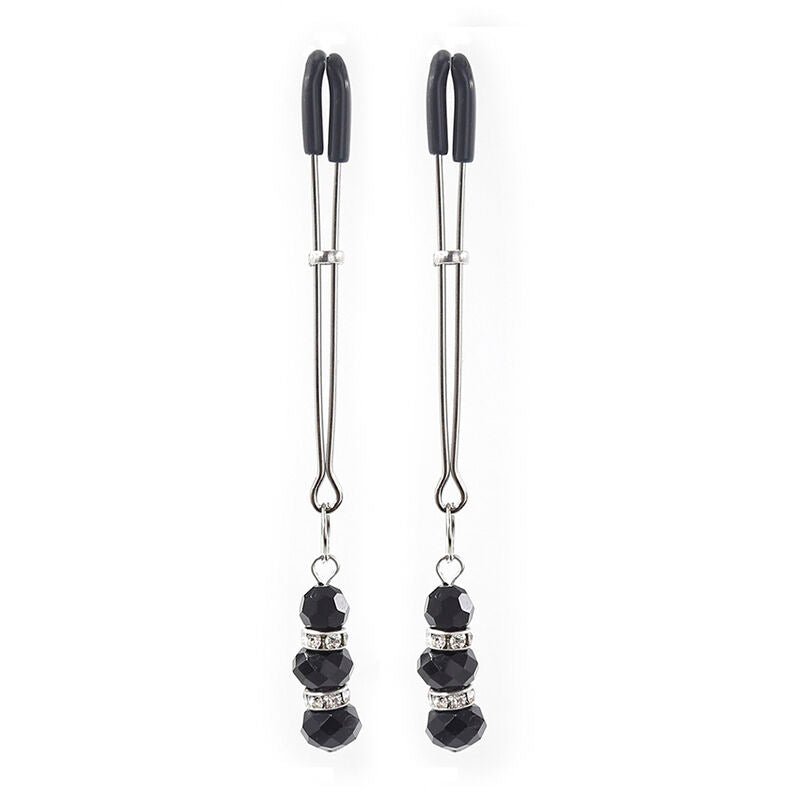 OHMAMA FETISH - NIPPLE Clamps WITH CRYSTAL STONES - Kink&Play