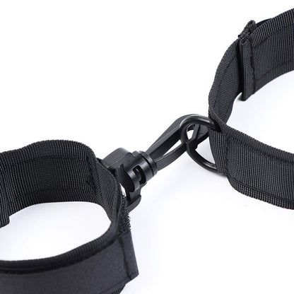 OHMAMA FETISH - NYLON HANDCUFFS AND COLLAR - Kink&Play
