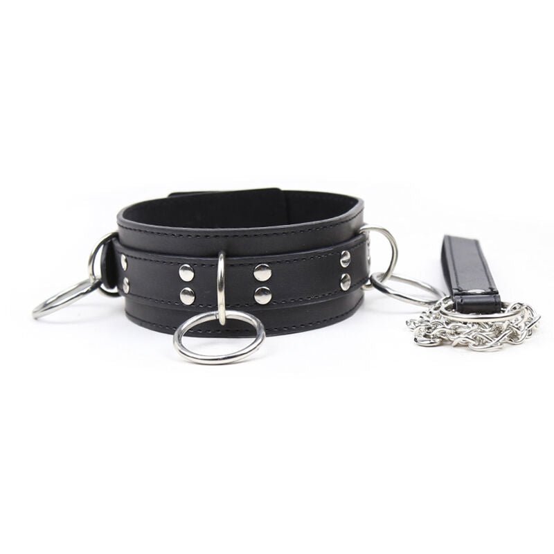 OHMAMA FETISH - SUBMISSION NECKLACE WITH 3 RINGS - Kink&Play
