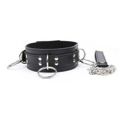 OHMAMA FETISH - SUBMISSION NECKLACE WITH 3 RINGS - Kink&Play
