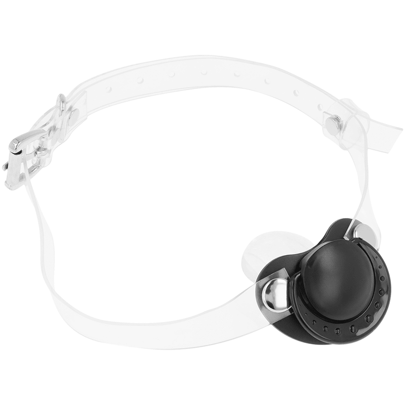 OHMAMA FETISH TRANSPARENT PACIFIER GAG - Kink&Play