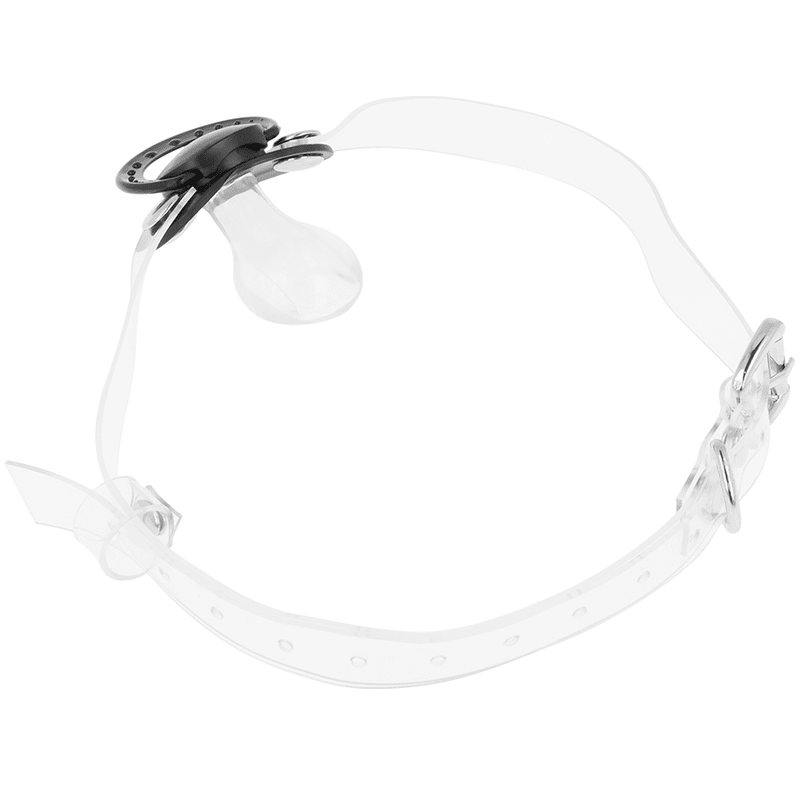 OHMAMA FETISH TRANSPARENT PACIFIER GAG - Kink&Play