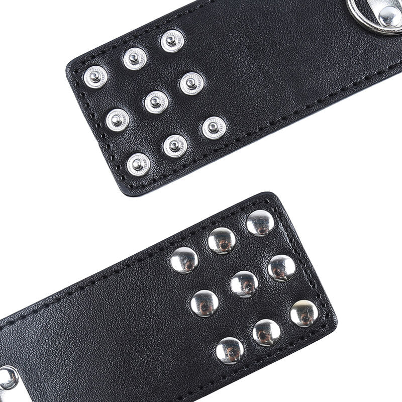 OHMAMA FETISH - WRIST RESTRAINTS SNAP FASTEN METAL - Kink&Play