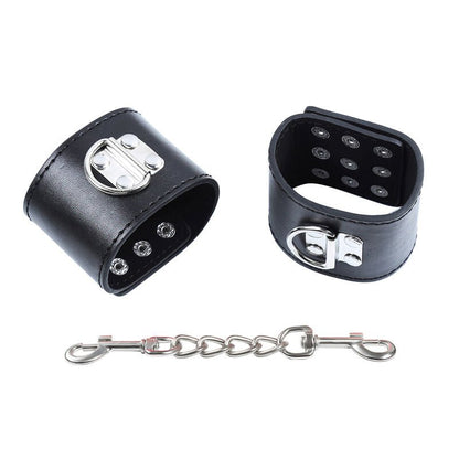 OHMAMA FETISH - WRIST RESTRAINTS SNAP FASTEN METAL - Kink&Play