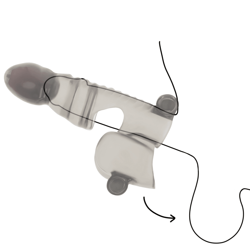 OHMAMA - PENIS AND TESTICLE SHEATH 3 MOTORS - Kink&Play