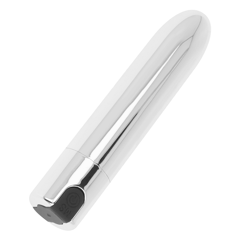 OHMAMA - SILVER VIBRATING BULLET 9.5 CM - Kink&Play