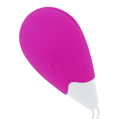 OHMAMA - TEXTURED VIBRATING EGG 10 MODES PURPLE AND WHITE - Kink&Play