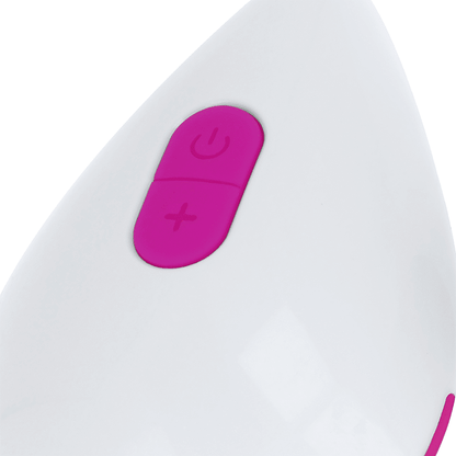 OHMAMA - TEXTURED VIBRATING EGG 10 MODES PURPLE AND WHITE - Kink&Play