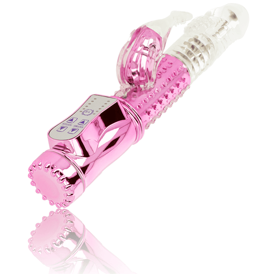 OHMAMA - VIBRATOR WITH ROTATION FUNCTION AND CLITORIS STIMULATOR - Kink&Play