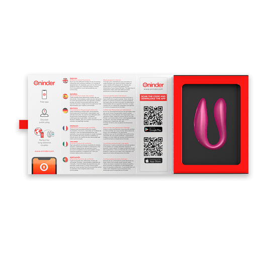 ONINDER - LISBOA BLACK G - POINT & CLITORIS STIMULATOR - FREE APP - Kink&Play