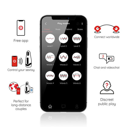 ONINDER - SEOUL RECHARGEABLE MALE MASTURBATOR 10 SPEED - FREE APP - Kink&Play