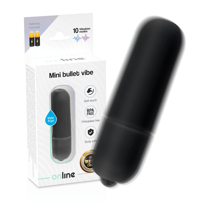ONLINE - MINI BULLET VIBE BLACK - Kink&Play