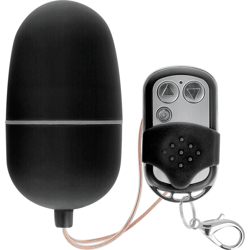 ONLINE - REMOTE CONTROL VIBRATING EGG M BLACK - Kink&Play