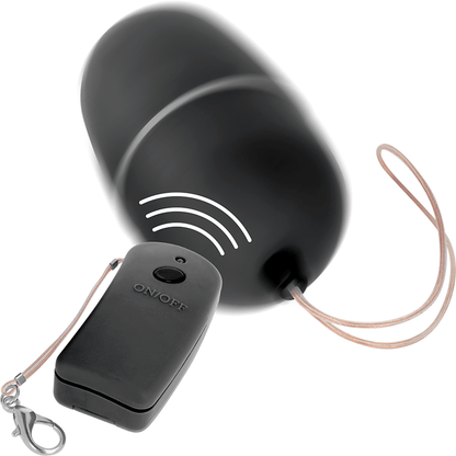 ONLINE - REMOTE CONTROLLED VIBRATING EGG BLACK - Kink&Play