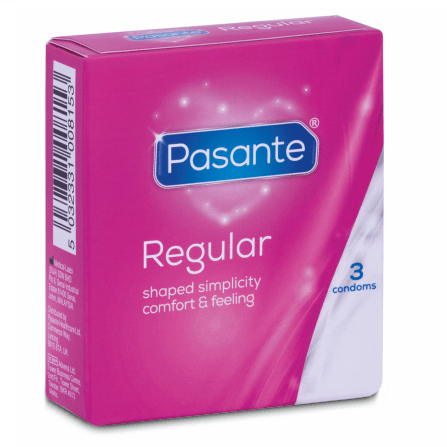 PASANTE - CONDOM REGULAR RANGE 3 UNITS - Kink&Play
