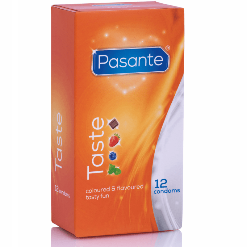 PASANTE - CONDOMS FLAVORS 12 UNITS - Kink&Play