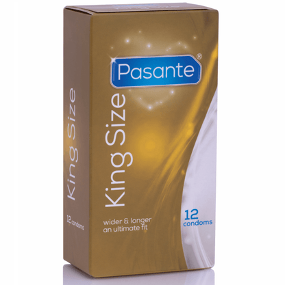 PASANTE - CONDOMS KING MS LONG AND WIDTH 12 UNITS - Kink&Play