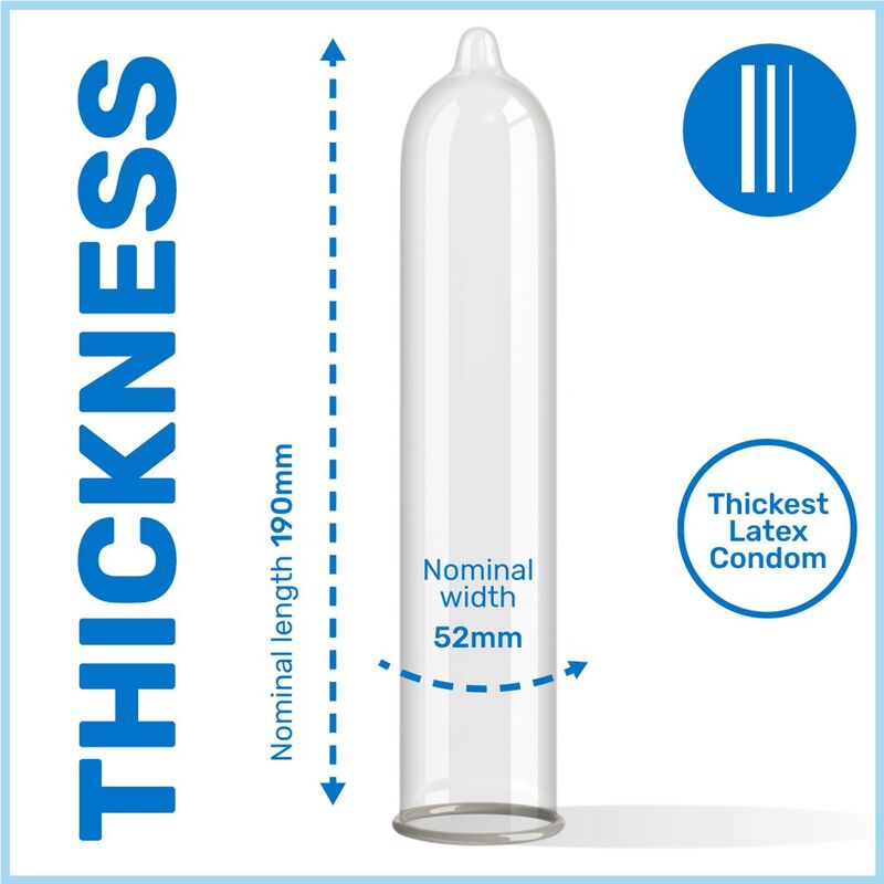 PASANTE - EXTRA CONDOM EXTRA THICK 12 UNITS - Kink&Play