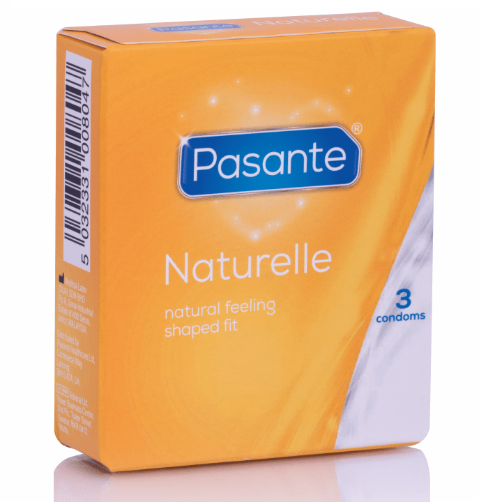 PASANTE - NATURELLE CONDOM 3 PACK - Kink&Play