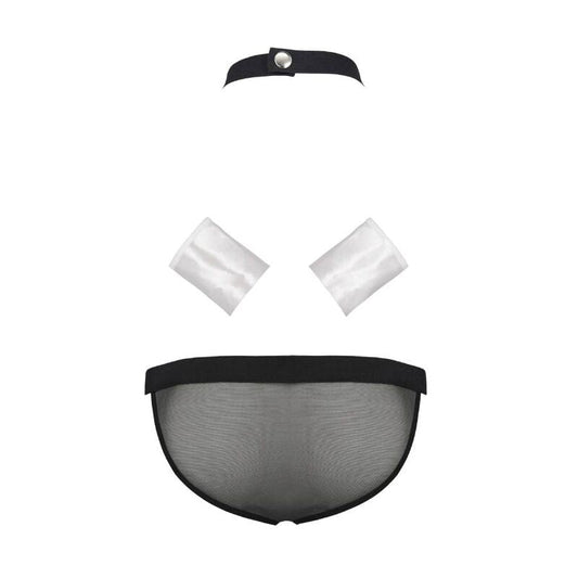 PASSION - 036 SLIP ALFROJO BLACK L/XL - Kink&Play
