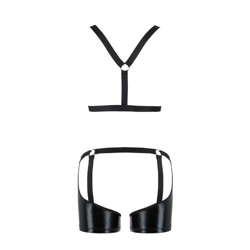 PASSION - 047 SET ARON BLACK L/XL - Kink&Play
