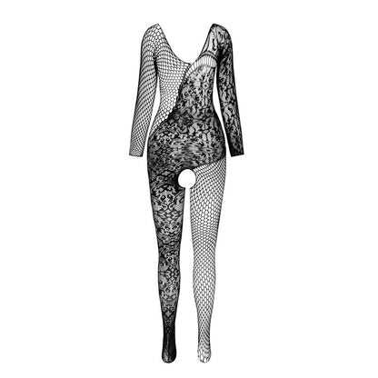 PASSION - BS 107 BODYSTOCKING WHITE ONE SIZE - Kink&Play
