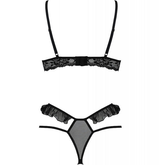 PASSION - DOLLY SET TWO PIECES BLACK S/M - Kink&Play