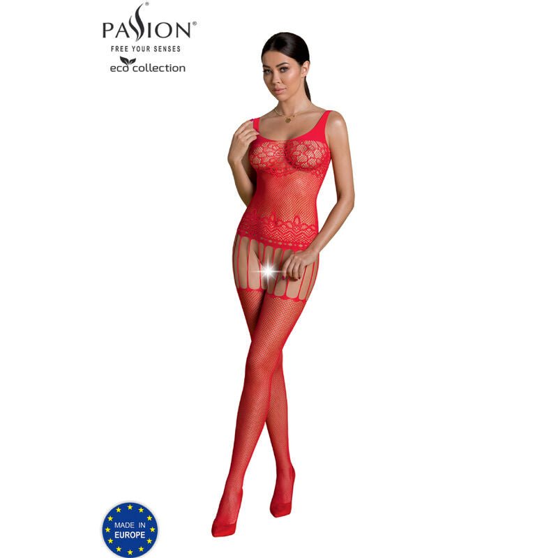 PASSION - ECO COLLECTION BODYSTOCKING ECO BS001 BLACK - Kink&Play