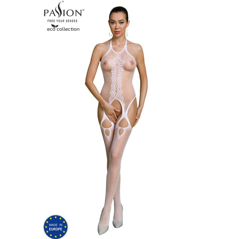 PASSION - ECO COLLECTION BODYSTOCKING ECO BS013 RED - Kink&Play