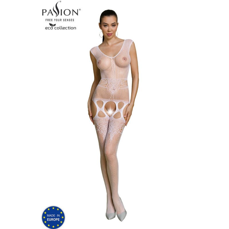 PASSION - ECO COLLECTION BODYSTOCKING ECO BS014 RED - Kink&Play