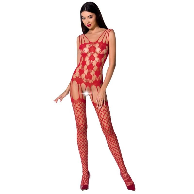 PASSION - WOMAN BS067 BODYSTOCKING BLACK ONE SIZE - Kink&Play