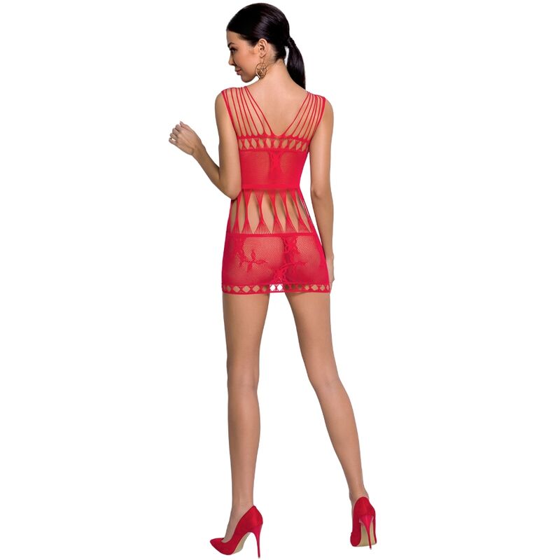PASSION - WOMAN BS090 RED BODYSTOCKING ONE SIZE - Kink&Play