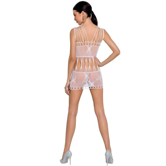 PASSION - WOMAN BS090 WHITE BODYSTOCKING ONE SIZE - Kink&Play