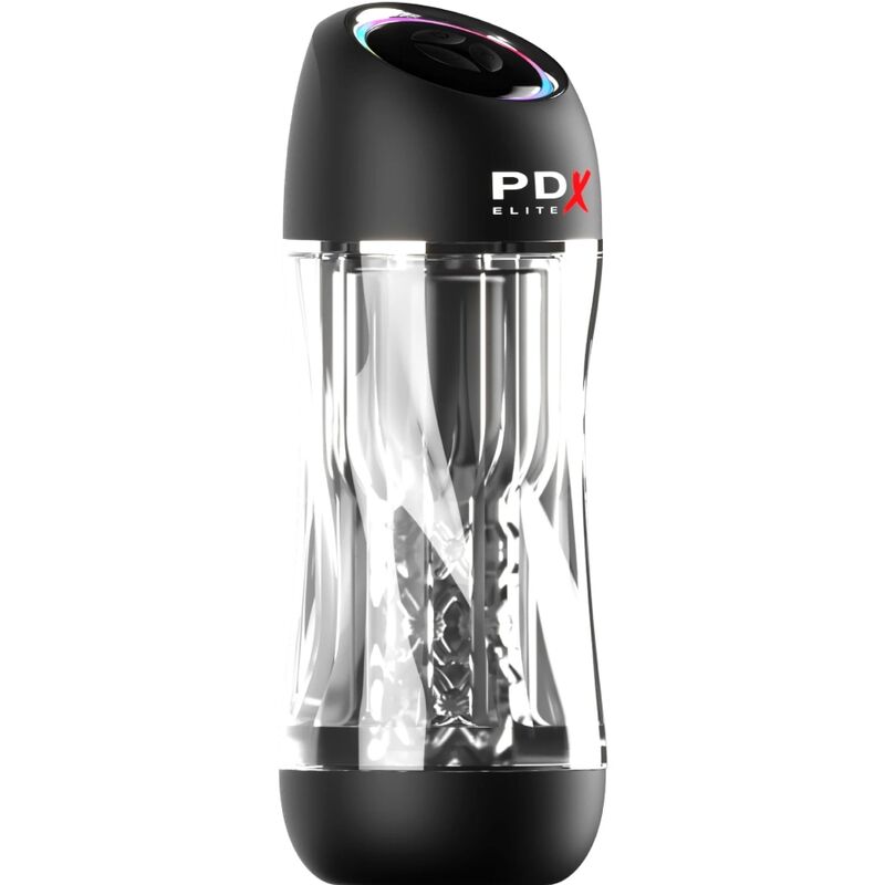 PDX ELITE - STROKER VIEWTUBE PRO VIBRATOR TRANSPARENT - Kink&Play