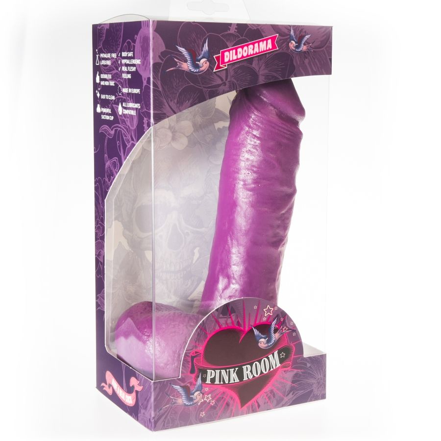 PINK ROOM - ANTON REALISTIC DILDO PURPLE 21.5 CM - Kink&Play