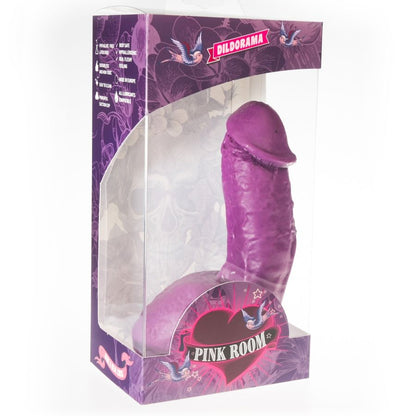 PINK ROOM - ELIAN REALISTIC DILDO PURPLE 17.5 CM - Kink&Play