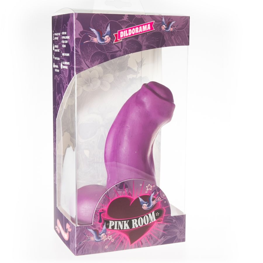 PINK ROOM - NESTOR REALISTIC DILDO PURPLE 16.5 CM - Kink&Play