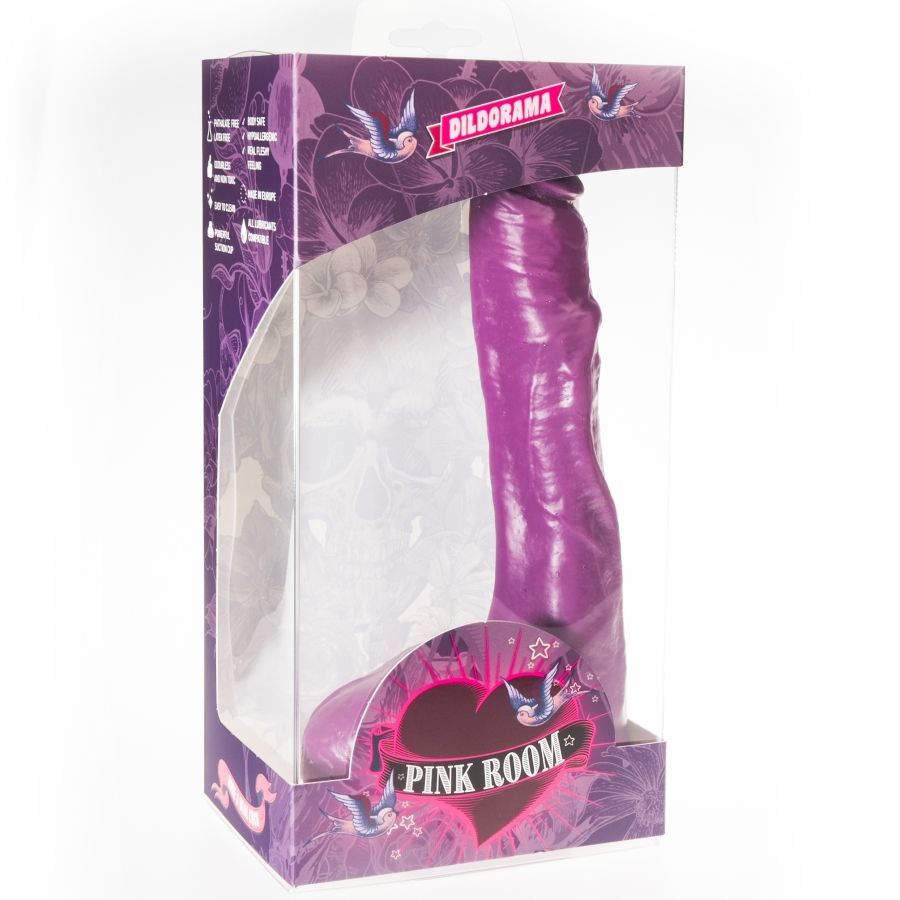 PINK ROOM - NILO REALISTIC DILDO PURPLE 23 CM - Kink&Play