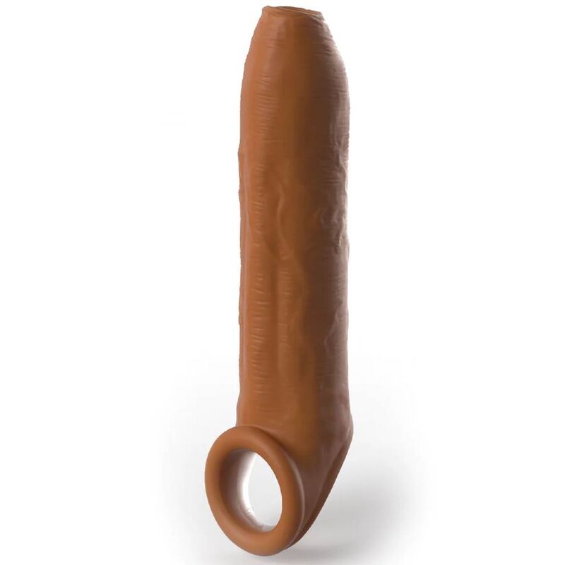 PIPEDREAMS - SLEEVE UNCUT 17,78 CM W STRAP CARAMEL - Kink&Play