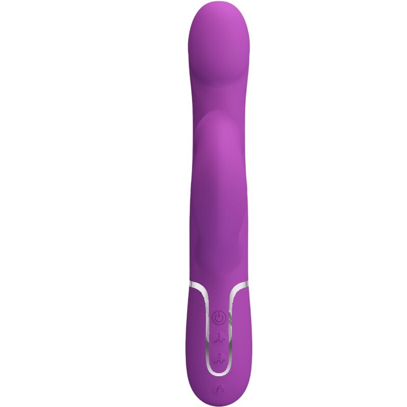 PRETTY LOVE - 4 IN 1 MULTIFUNCTION VIBRATOR & STIMULATOR PURPLE - Kink&Play