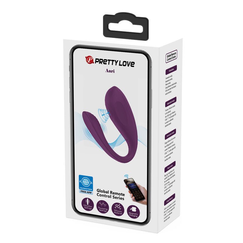 PRETTY LOVE - AARI PURPLE CLITORAL MASSAGER FREE APP - Kink&Play