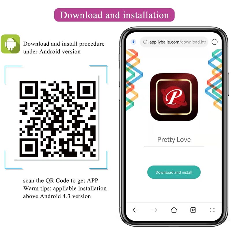 PRETTY LOVE - ABNER APP PURPLE - Kink&Play
