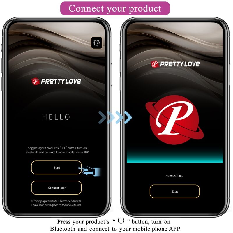 PRETTY LOVE - ABNER APP PURPLE - Kink&Play