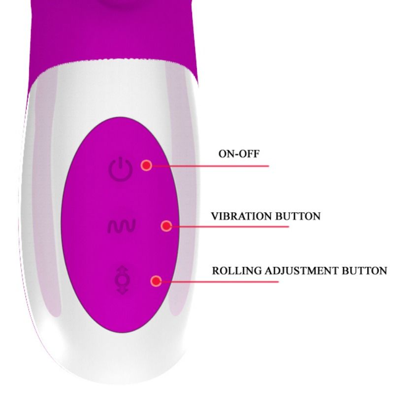 PRETTY LOVE - ADRIAN RECHARGEABLE MULTIFUNCTION - Kink&Play