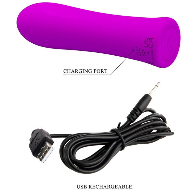 PRETTY LOVE - ALFREDA SUPER POWER VIBRATOR VIOLET - Kink&Play