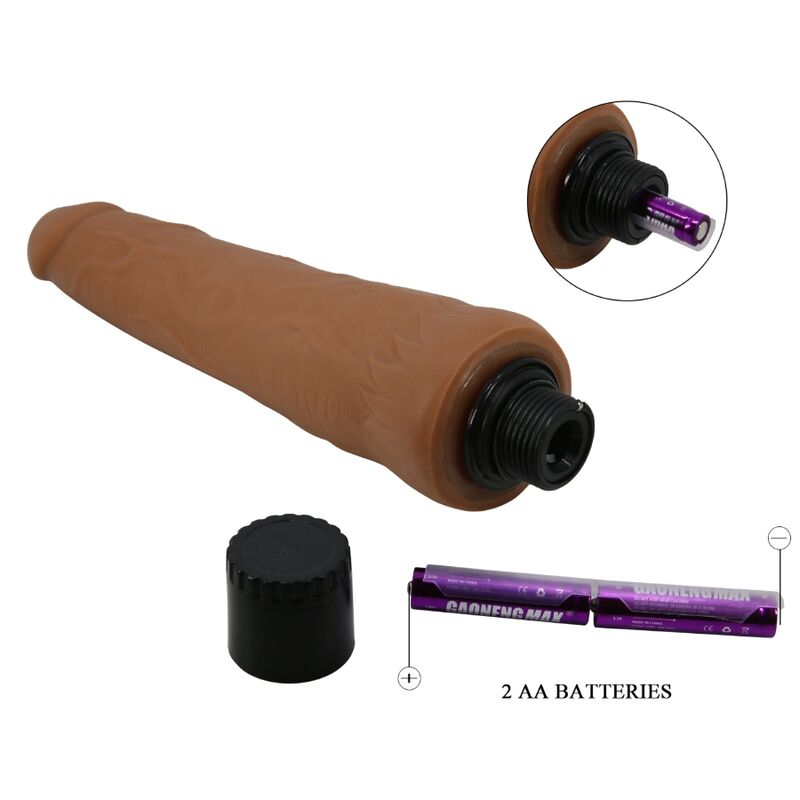 PRETTY LOVE - ALFREDO REALISTIC VIBRATOR 21.5 CM - O - 4 CM - Kink&Play